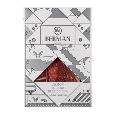 Jambon de cebo ibérique 50% tranché